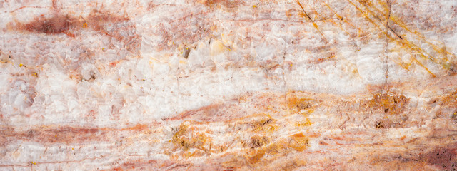 Brown orange rusty white abstract marble granite natural stone texture background banner 