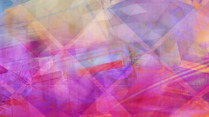 Pastel Pink and Orange Abstract Shifting Geometry - Abstract Background Texture