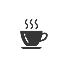 Tea Cup Icon Vector Illustration. Coffe Cup Icon