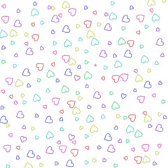 Fototapeta na wymiar seamless pattern with colorful confetti