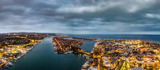 Fototapeta premium Newport beach Los Angeles California