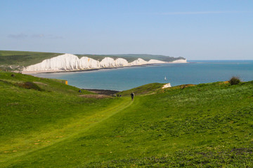 Seaford, a coastal town in East Sussex, England.