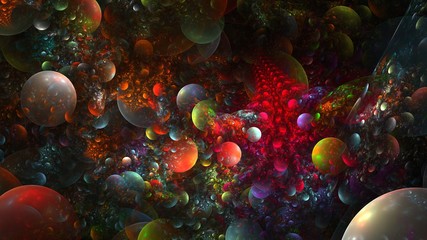 The colors in the series, awesome digital art paint. Background consists of fractal color texture and is suitable for use in projects on imagination, creativity and design.  3d fractal render