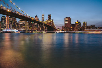 Fototapeta na wymiar New York Brooklyn Skyline