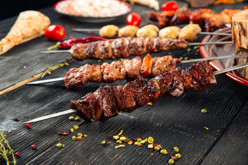 Caucasian shashlyk skewer beef mutton lulya 