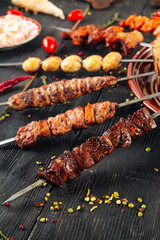 Caucasian shashlyk skewer beef mutton lulya 