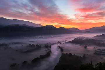 ALBA SULLA VALLE DELL'ADDA