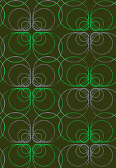 Elagance mix object pattern with color backgound