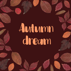 Fototapeta premium Sticker with the words: 