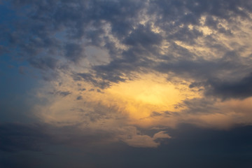 Fototapeta premium sunset sky with clouds