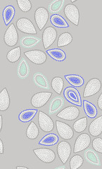 Elagance mix object pattern with color backgound