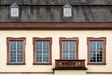 Windows of a building