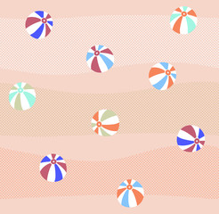 Elagance mix object pattern with color backgound