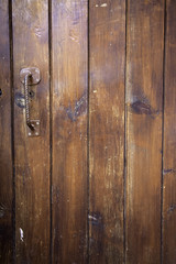 Village wooden door