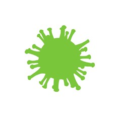 microscopic image of the causative agent of coronavirus infection