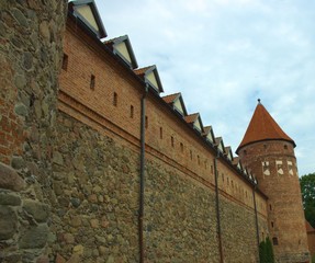 Zamek stary krzyżacki wieże