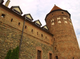 Zamek stary krzyżacki wieże © Piotr