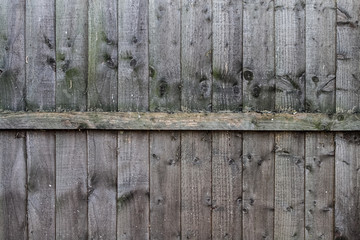 Old wooden garden fence, texture.