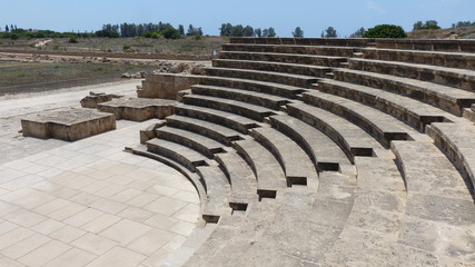 Fototapeta na wymiar Nea Paphos, Ausgrabungsstätte auf Zypern