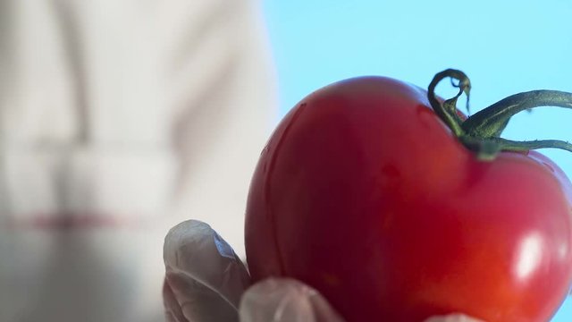 Making lethal injection in apple Corona. Covid-19