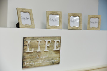 Wedding decorations photo frames