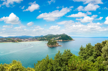 Panoramic view of San Sebastian