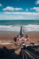 Coastal Seaside Town Beach Town Landscape Fishing Town England Ocean Beach Sea Hills