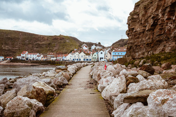 English Seaside Towns Beach Coastal Towns Drone Landscape Village