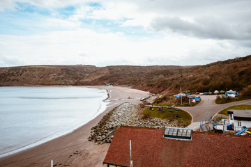 English Seaside Towns Beach Coastal Towns Drone Landscape Village