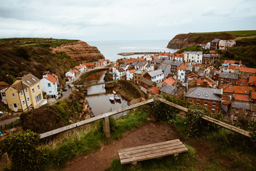 English Seaside Towns Beach Coastal Towns Drone Landscape Village