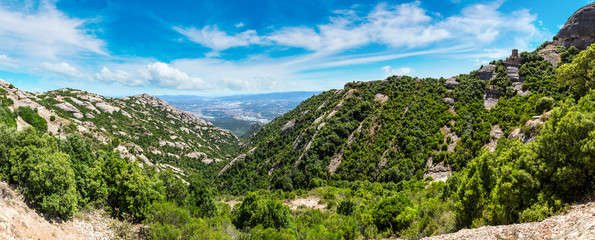 Montserrat mountains in Spain