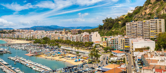 Panoramic view of Blanes