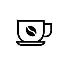 Coffee cup icon, coffee mug icon