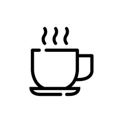 Coffee cup icon, coffee mug icon