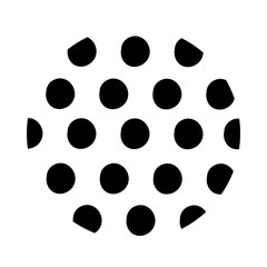 dotted organic pattern line style