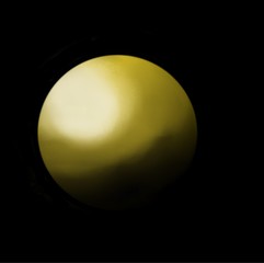 illustration of a golden ball