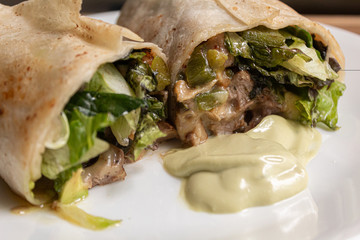 Mexican food Burrito