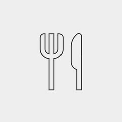 cutlery icon vector illustration for website and graphic design