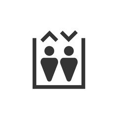 elevator icon vector illustration sign