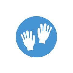 winter gloves icon vector illustration sign