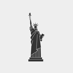 tower of liberty icon vector illustration for website and graphic design
