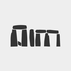 stonehenge icon vector illustration for website and graphic design