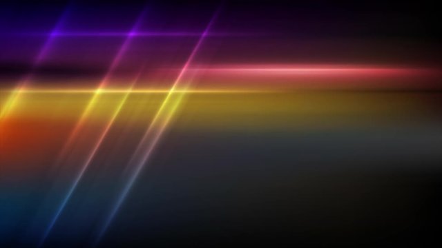 Colorful shiny glowing smooth stripes abstract motion background. Seamless looping. Video animation Ultra HD 4K 3840x2160