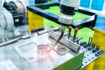 Welding Machine in a Metal Manufacturing Plant