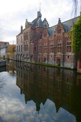 Canals in Brugge, Belgium.