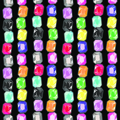 Cristal Colored Line Background Pattern Seamless