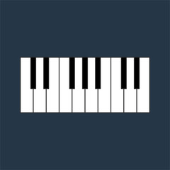 Fototapeta premium Vector illustration of a piano.