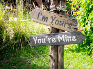 Summer garden wooden sign, add your own text.