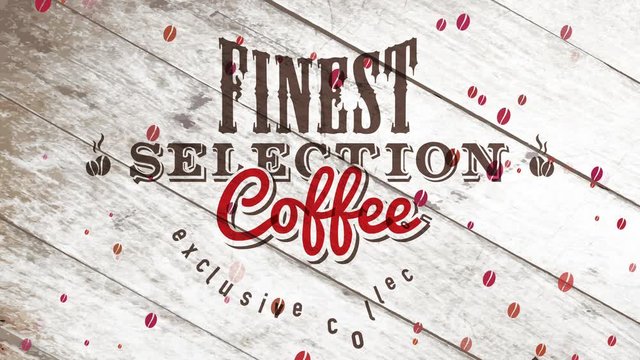 private stack coffee of finest grain selecting on timber table surface with wild western elements