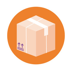 box delivery service block style